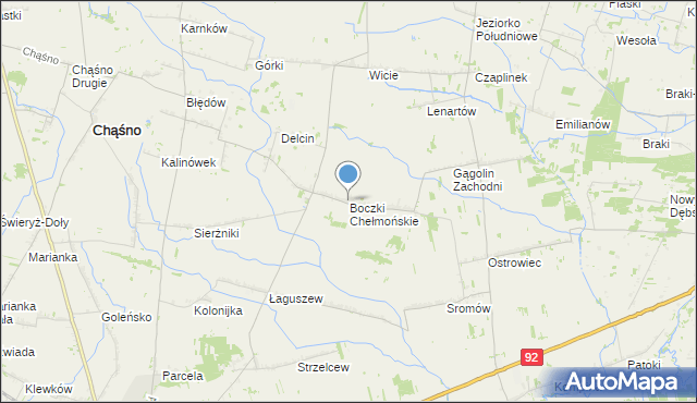 mapa Boczki, Boczki gmina Kocierzew Południowy na mapie Targeo